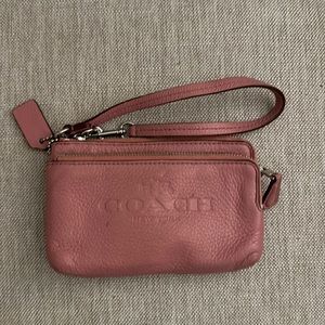 Coach Pink Wristlet